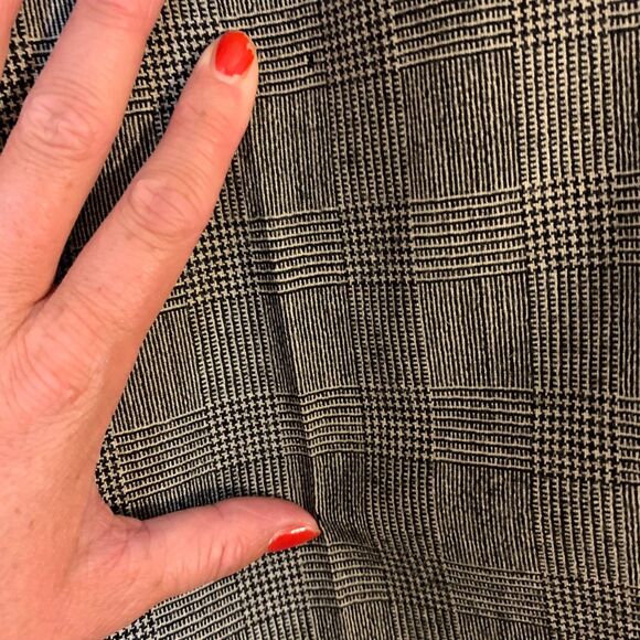 Harve Benard Trouser Pants Vintage Low Rise Wool Plaid 12 Preppy Academia FLAWED - Picture 7 of 8